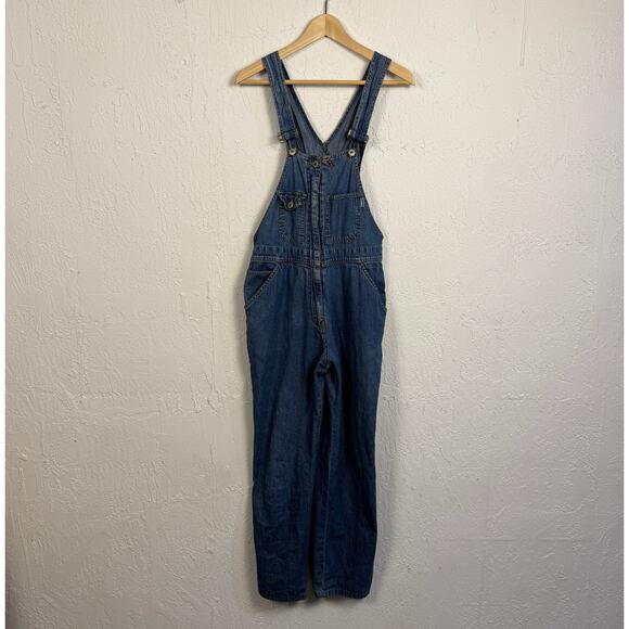 Vintage Y2K Esprit Denim Zip Front Overalls Women’s Small Blue Jeans - Picture 1 of 8